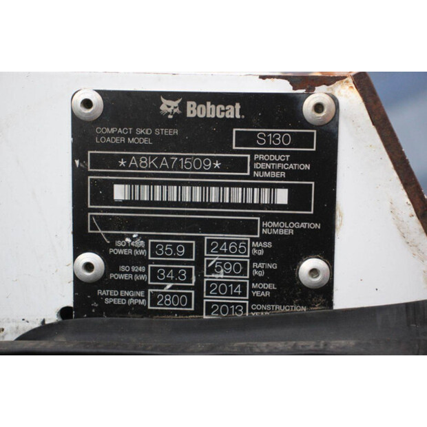 2013 BOBCAT S130-44519627