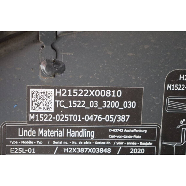 2020 Linde E25L-01-44520139