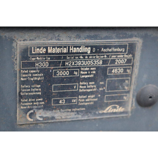 2007 Linde H30D-44521275