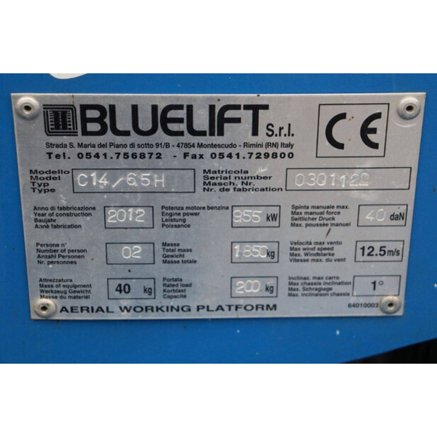 2012 Bluelift C14/6.5H-44521297