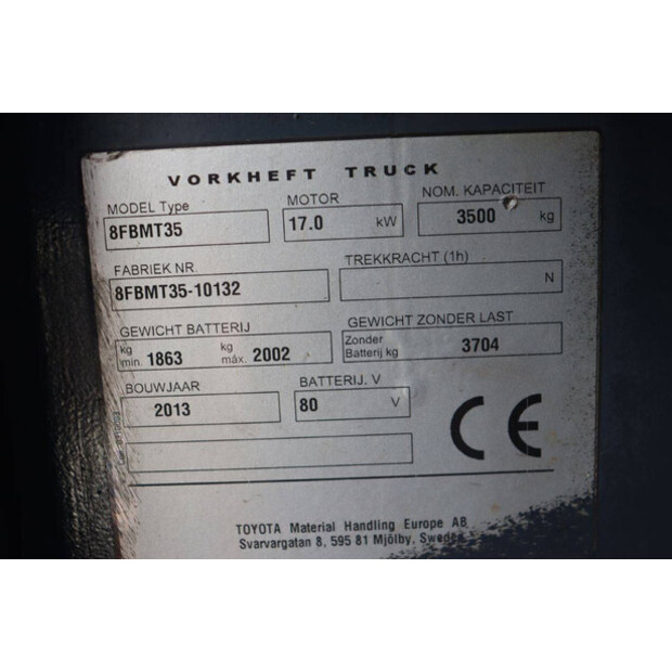 2013 Toyota 8FBMT35-44521437