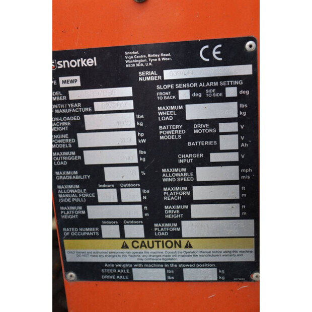 2017 سنوركيل S3970BE-44522003