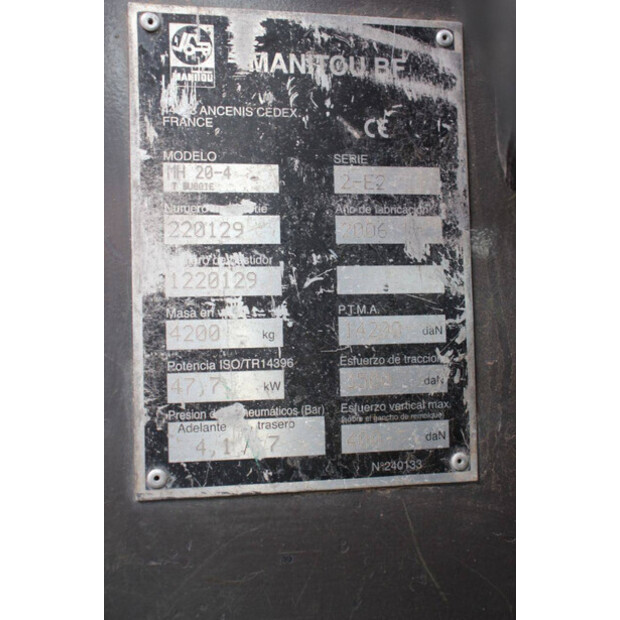 2006 Manitou MH20-4-44522038