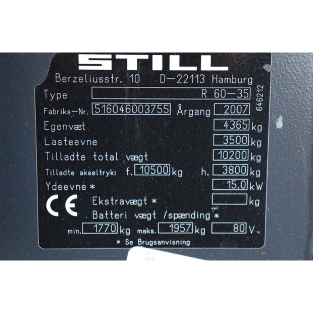 2007 Still R60-35-44522601