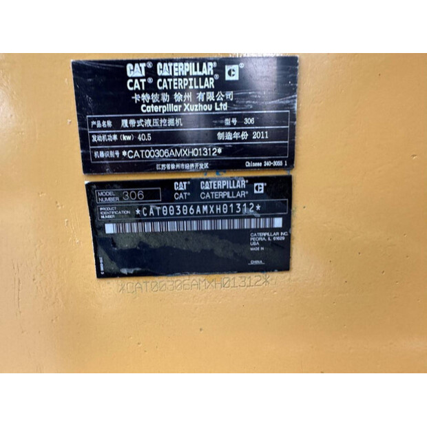 2011 Caterpillar 306-44525237
