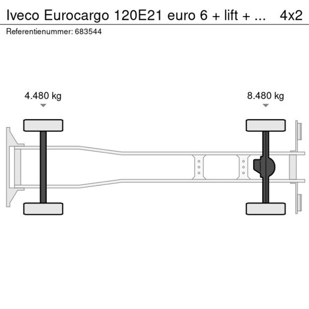 2018 Iveco EuroCargo 120E21-44540233