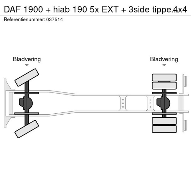 1990 DAF 1900-44606000