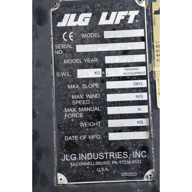 1999 JLG 450AJ-44661402