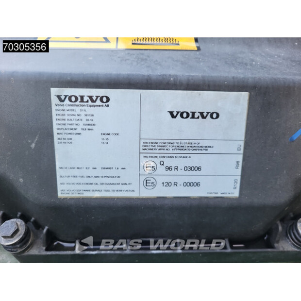 2016 Volvo A25D-44666023