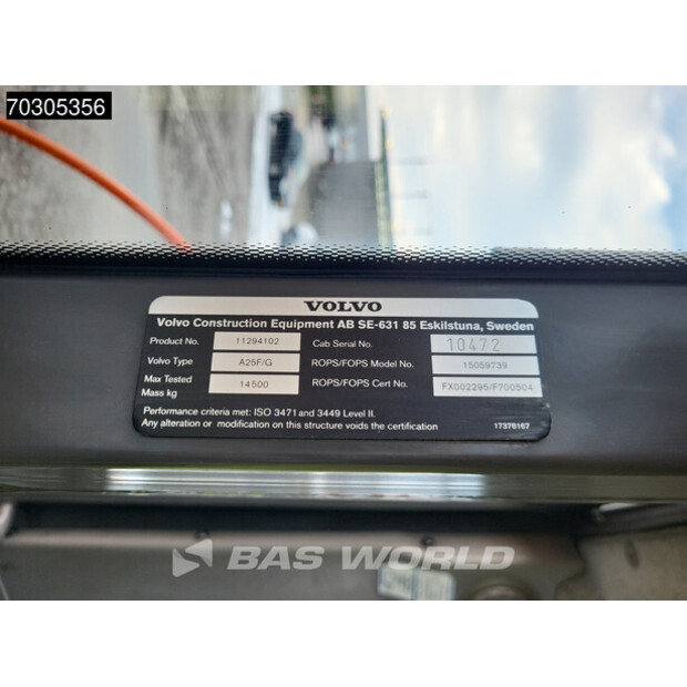 2016 Volvo A25D-44666025