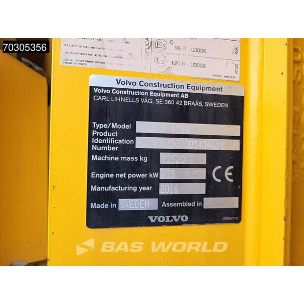 2016 Volvo A25D-44666026