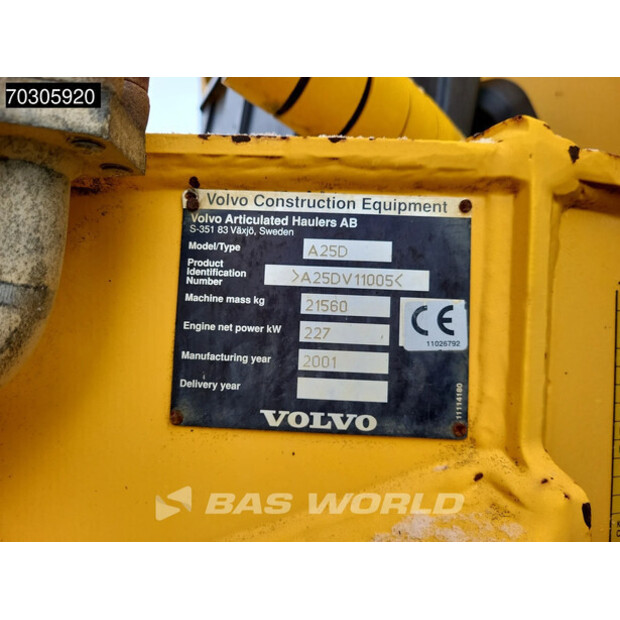 2001 Volvo A25D-44666068