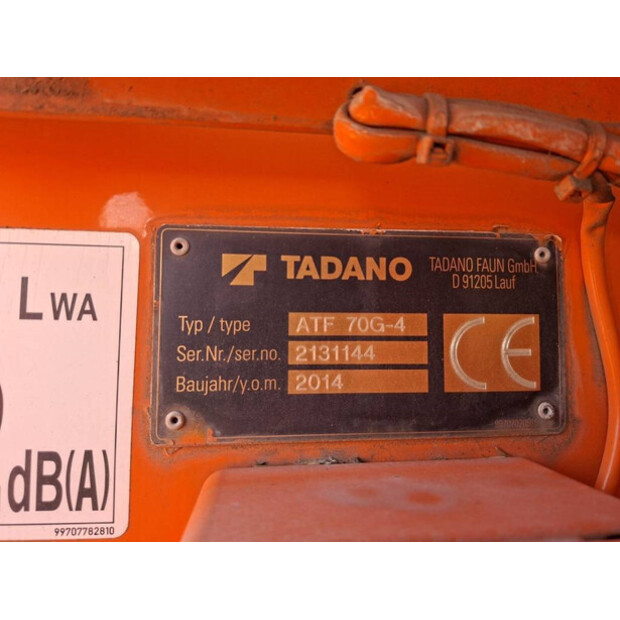2014 TADANO ATF70G-4-44683897