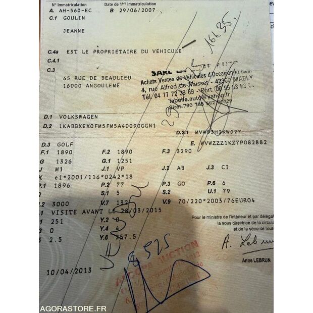 2007 فولكس فاجن Golf-44701527