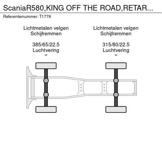2016 Scania R580-44702160