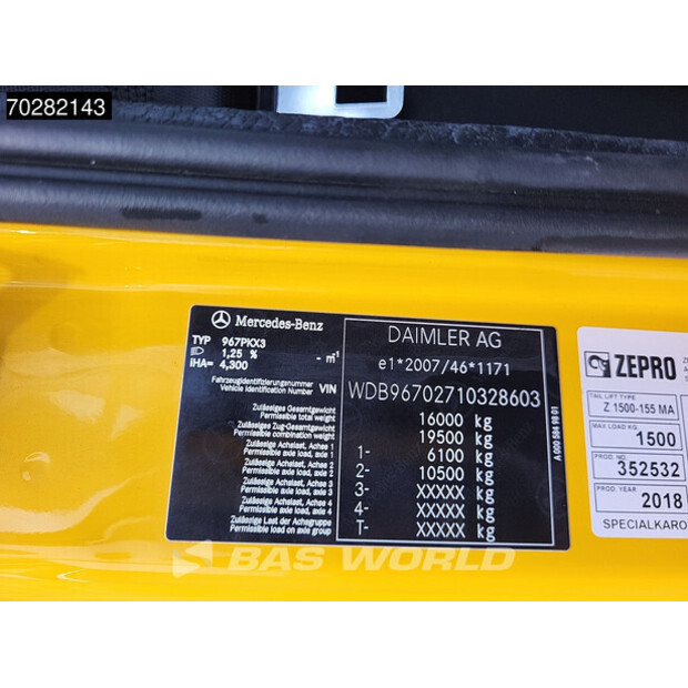 2018 مرسيدس بنز Atego 1524-44703589