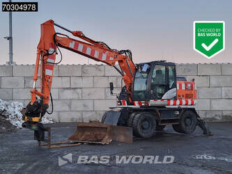 Image for WHEELED EXCAVATORS 2014 Hitachi ZX140W-5B