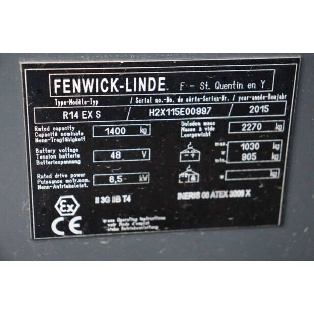 2015 Linde R14 EX S-44715338