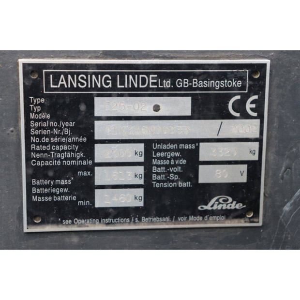 2002 Linde E25-02-44715517