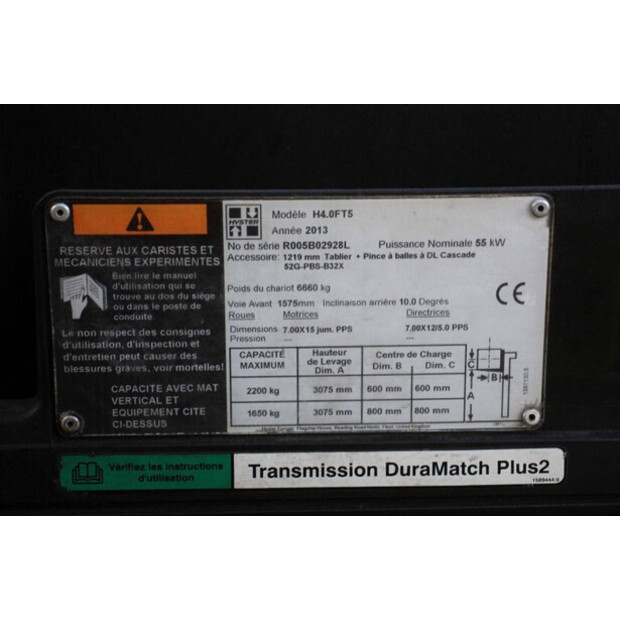 2013 Hyster H4.0FT5-44715881