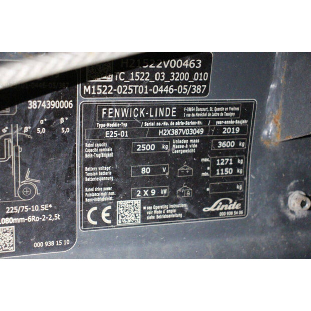 2019 Linde E25-44716371