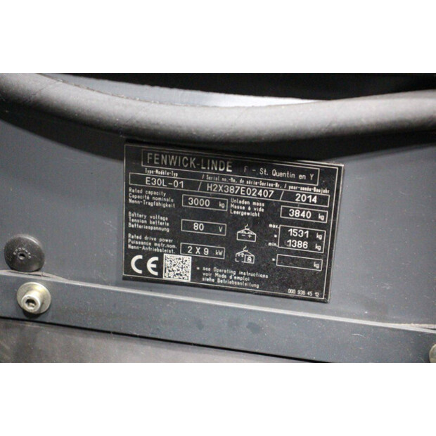 2014 Linde E30L-01-44716767