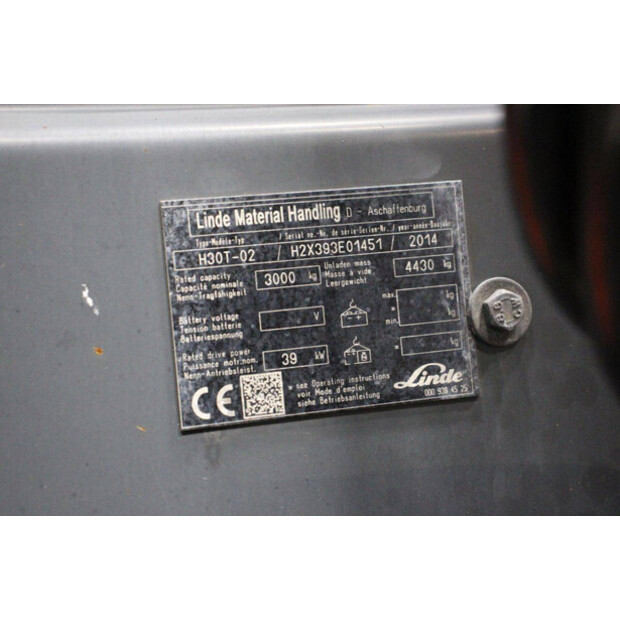 2014 Linde H30T-02-44716902