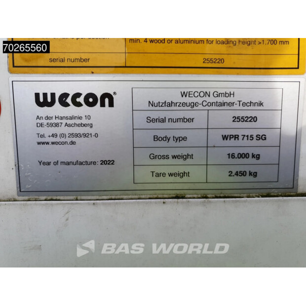 2022 WECON WPR 715 SG-44732301