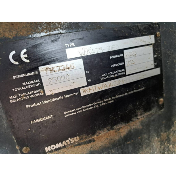 2021 Komatsu WA475-10E0-44734070