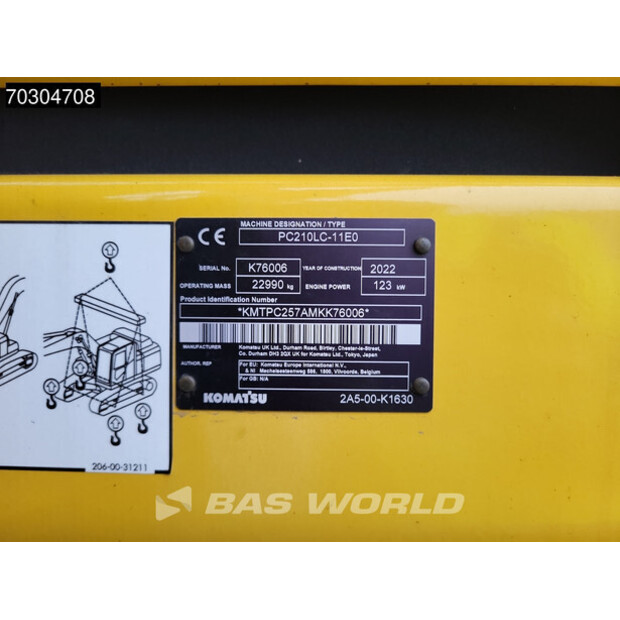 2022 Komatsu PC210LC-11E0-44735446