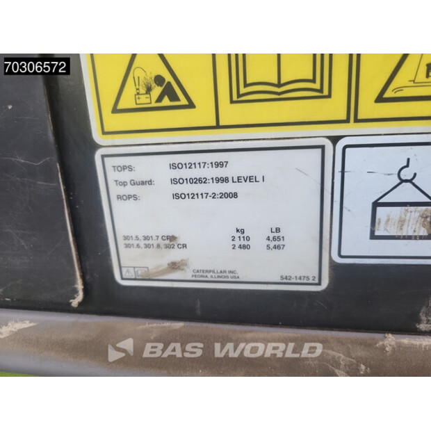 2021 Caterpillar 301.8-44753654