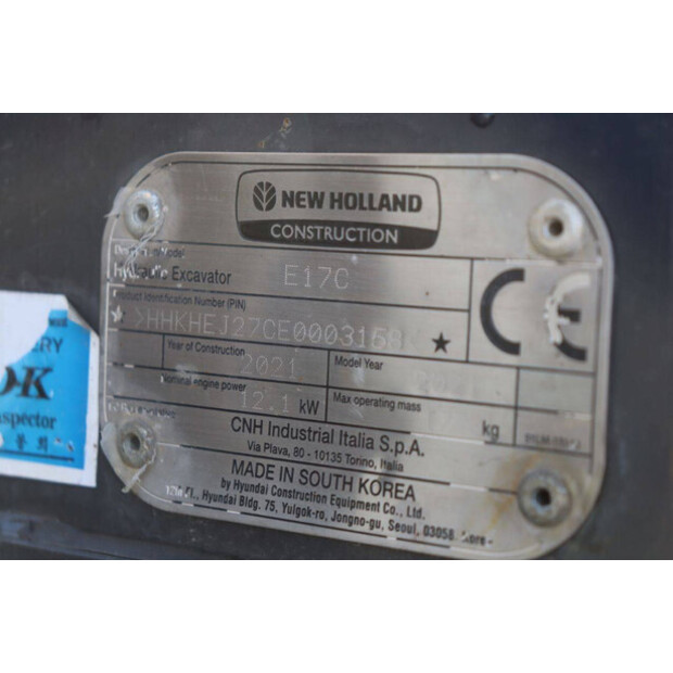 2021 New Holland E17C-44786603
