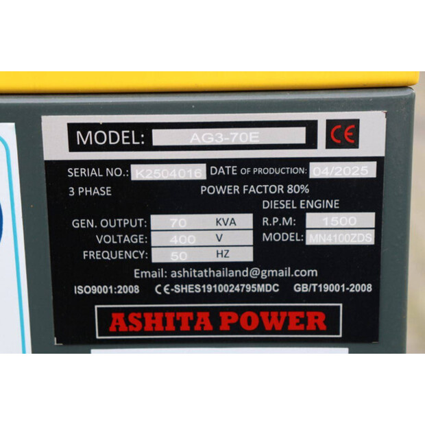 2025 أشيتا AG3-70E-44786790