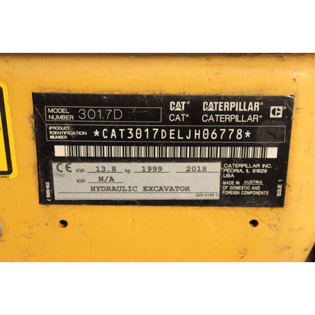 2018 Caterpillar 301.7D-44788339
