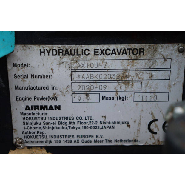 2020 AIRMAN AX10U-7-44788470