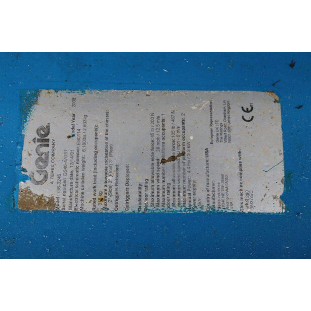 2002 Genie GS-3246-44789197