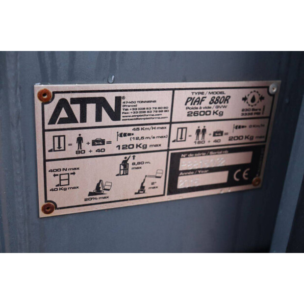 2015 ايه تي ان Piaf 880R-44789443