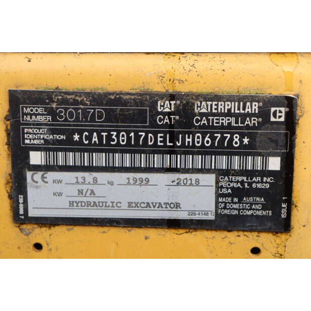 2018 كاتربيلر 301.7D-44791520