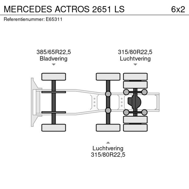 2012 Mercedes-Benz ACTROS 2651-44793730