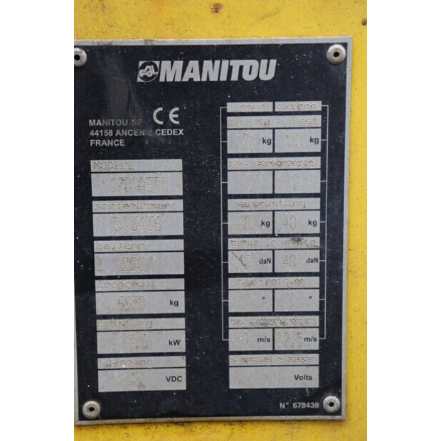 2007 مانيتو 170 AETJ L-44795231