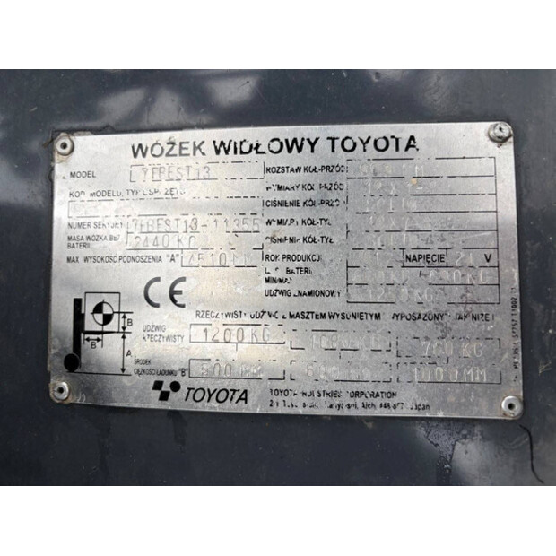 2012 Toyota 7FBEST13-44795898