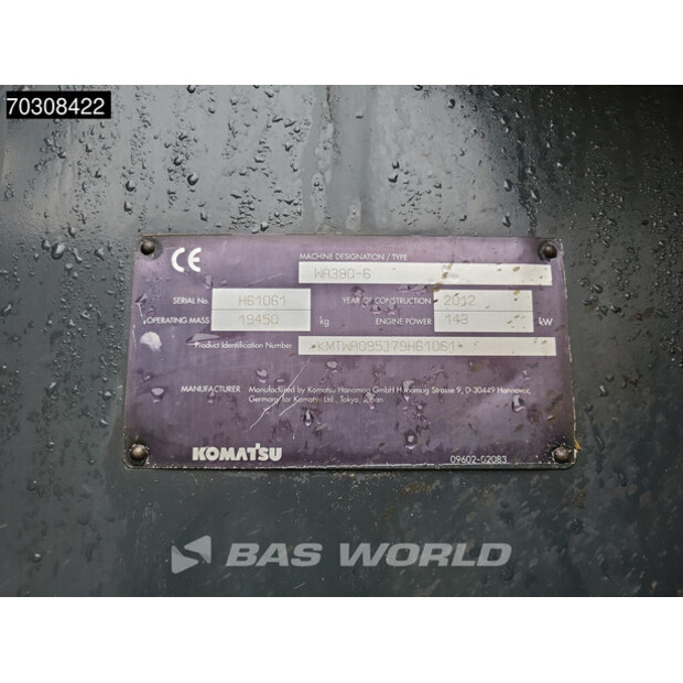 2012 كوماتسو WA380-6-44796332