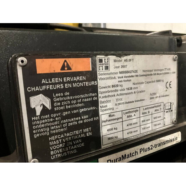 2007 Hyster H5.0FT-44796359