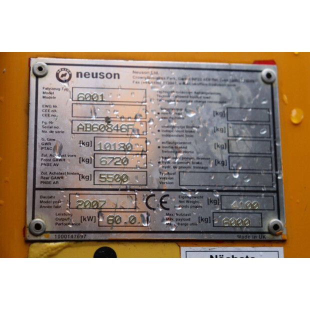 2007 Neuson 6001-44796957