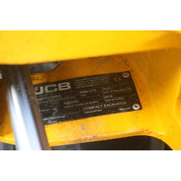 2018 JCB 8008 CTS-44797398