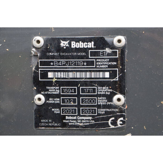 2021 BOBCAT E17-44797528