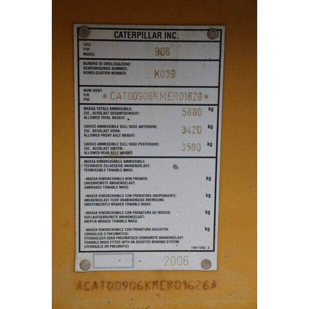 2006 Caterpillar 906-44797938