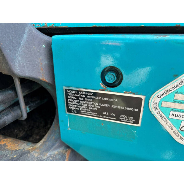 2012 KUBOTA KX161-3-44798748
