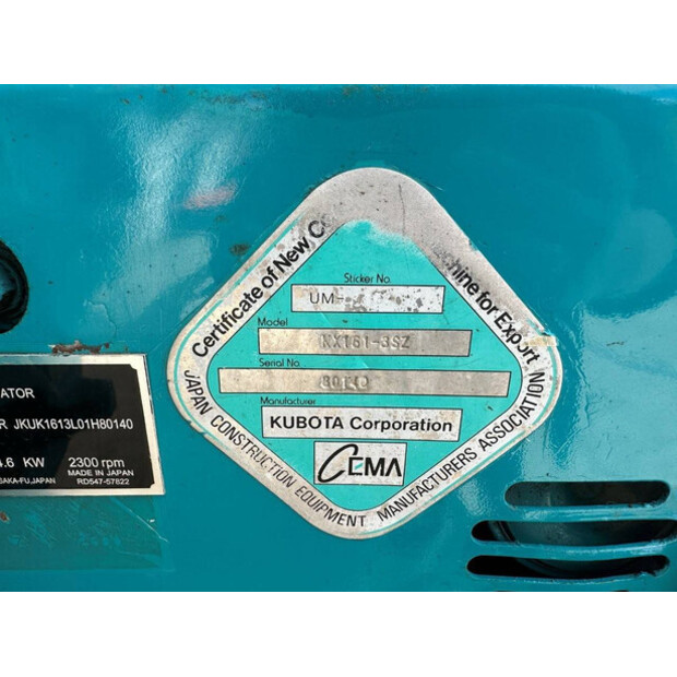 2012 KUBOTA KX161-3-44798749