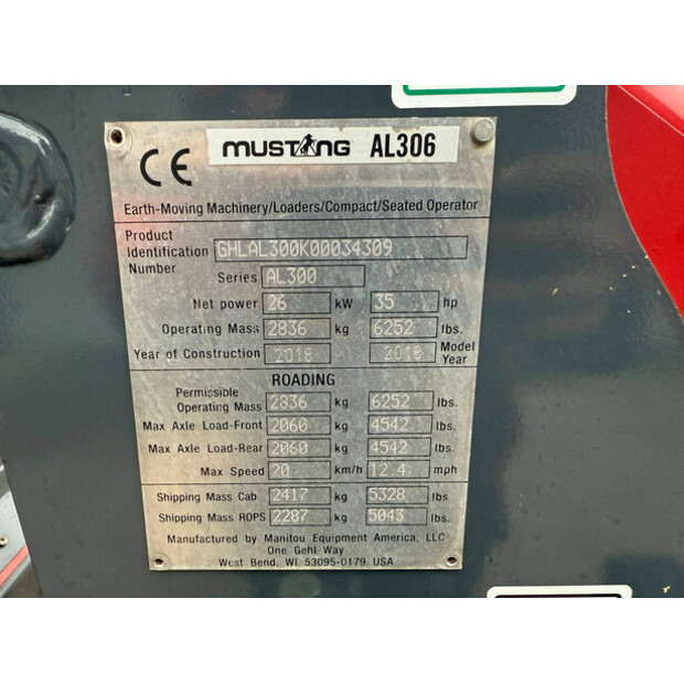 2018 موستانج AL 306-44799076